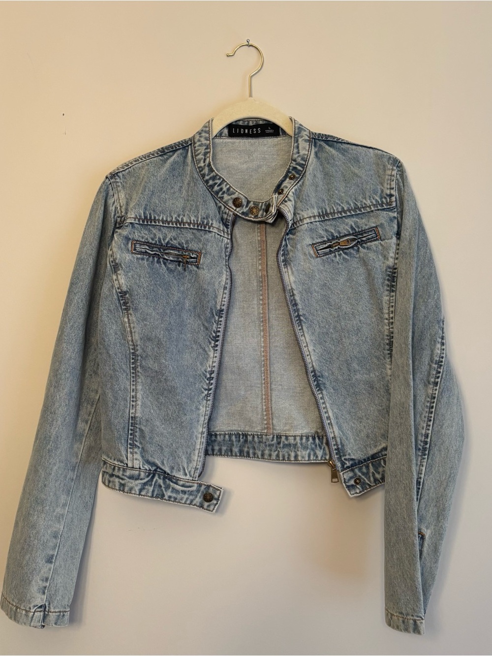 Lioness light wash denim jacket